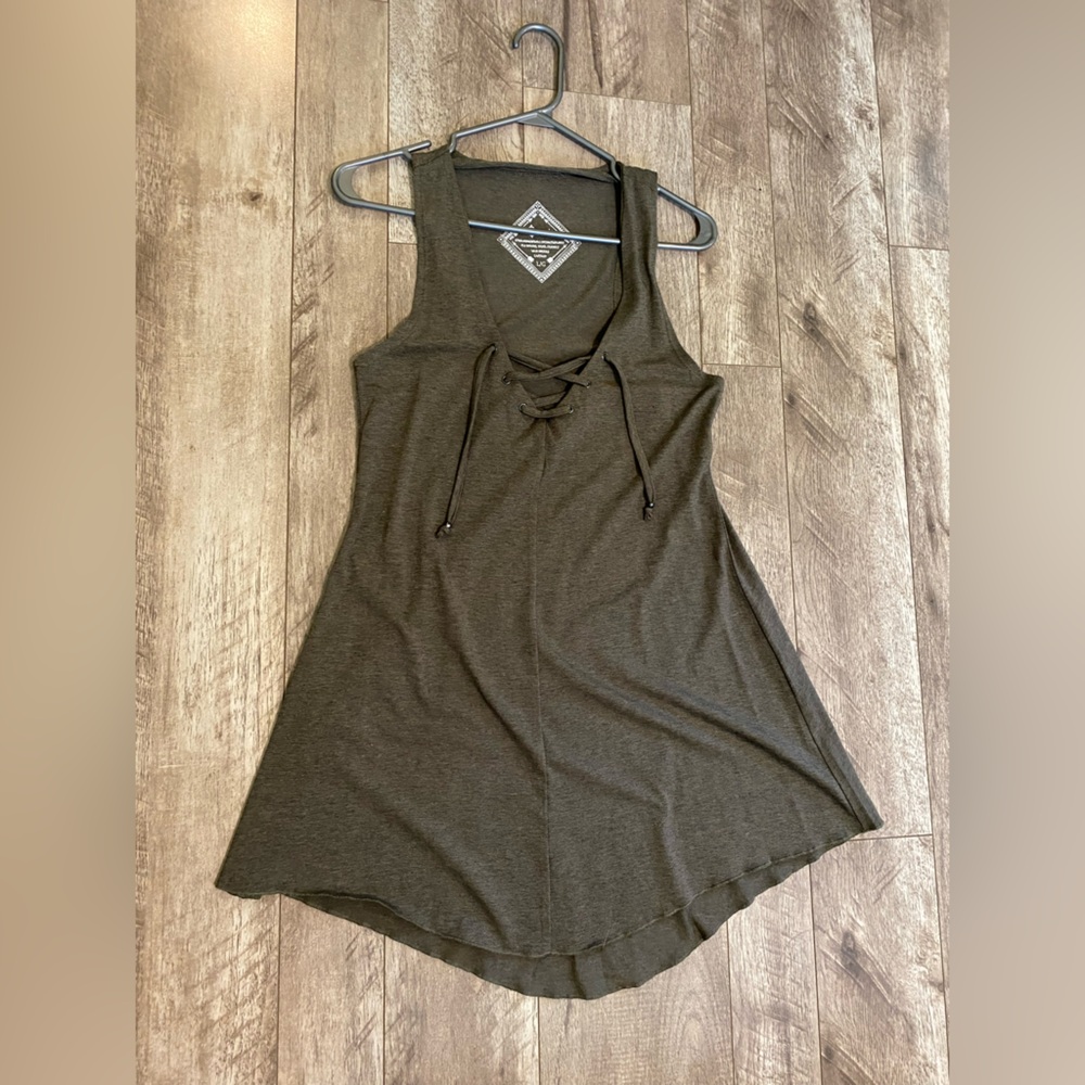 Nomad’s Hemp Wear long lace up tunic tank